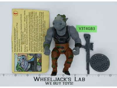 Rocksteady HARD HEAD Teenage Mutant Ninja Turtles TMNT 1988 Playmates Vintage