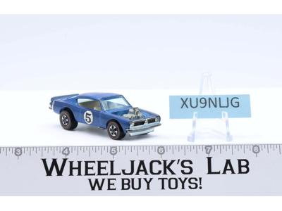 King Kuda Metallic Blue 1969 Redline Hot Wheels Mattel Vintage RL
