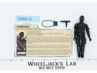 Snake Eyes V1 STRAIGHT ARM 100% Complete 1982 G.I. Joe Hasbro Vintage Figure