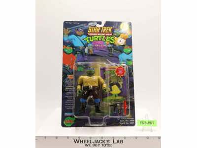 Captain Leonardo Teenage Mutant Ninja Turtle TMNT Star Trek Playmates NEW MOSC