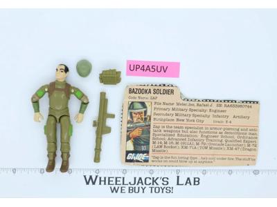 Zap V1.5 Swivel Arm 100% Complete 1983 G.I. Joe Hasbro Vintage Action Figure