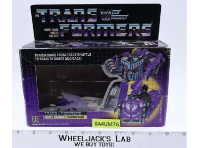 Astrotrain w/Box 100% Complete 1985 Vintage Hasbro G1 Transformers Action Figure
