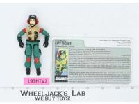 Lift-Ticket V1 G.I. Joe 1986 Hasbro Vintage Action Figure