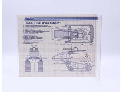 H.I.S.S. ( High Speed Sentry) 1985 ORIGINAL Instructions/Blueprints G.I. Joe
