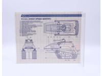 H.I.S.S. ( High Speed Sentry) 1985 ORIGINAL Instructions/Blueprints G.I. Joe