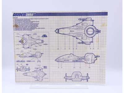 Vector 1987 ORIGINAL Instructions / Blueprints G.I. Joe Hasbro