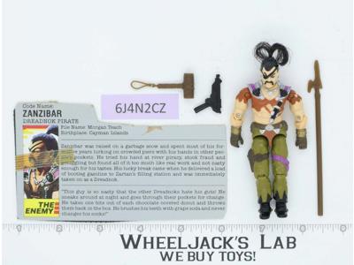 Zanzibar V1 100% Complete G.I. Joe 1987 Hasbro Vintage Action Figure