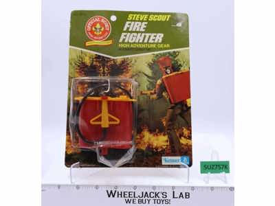 Fire Fighter Adventure Gear Steve Scout 1974 Kenner NEW MOSC SEALED