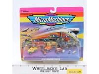 #18 Harvesters Micro Machines Pickup Furrower Tractor Farmers Galoob NEW SEALED