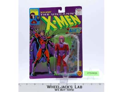 Magneto W/Magnetic Hands & Chest The Uncanny X-Men TRADING CARD Toy Biz MOSC