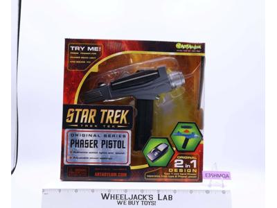 Phaser Pistol Star Trek TOS Original Series 2005 Art Asylum Toys NEW SEALED