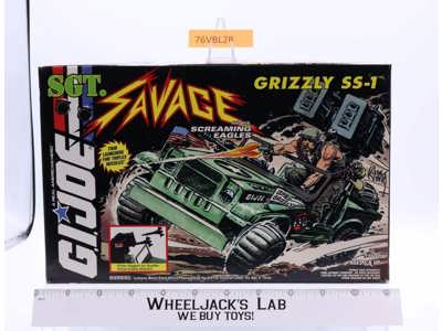 Grizzly SS-1 GI Joe SGT. Savage 1994 Hasbro Figure Vehicle NEW MISB SEALED