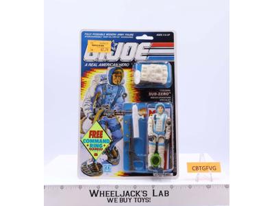 Sub-Zero GI Joe 1990 Hasbro Vintage Action Figure NEW MOSC SEALED