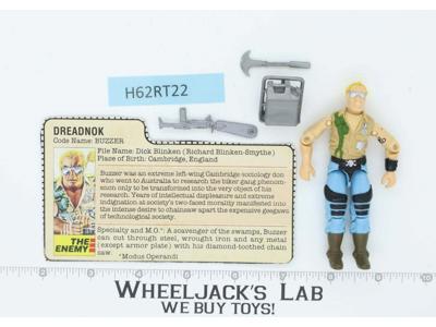 Buzzer V1 100% Complete G.I. Joe 1985 Hasbro Vintage Action Figure