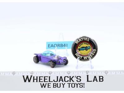 Beatnik Bandit Spectraflame Purple 1967 Hot Wheels Mattel Redline With Button