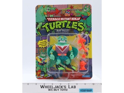 Ray Fillet Teenage Mutant Ninja Turtles TMNT 1990 Playmates NEW MOSC Unpunched