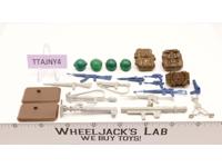 Lot Battle Gear Accessory Pack 2 Set 4 Complete 1984 Weapons G.I. Joe Vintage