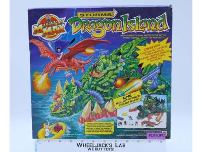 Mighty Max Storms Dragon Island W/Box WORKS1993 Bluebird Toys Playset