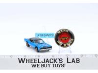 Custom Eldorado Blue With Button 1968 Hot Wheels Mattel Vintage Redline RL