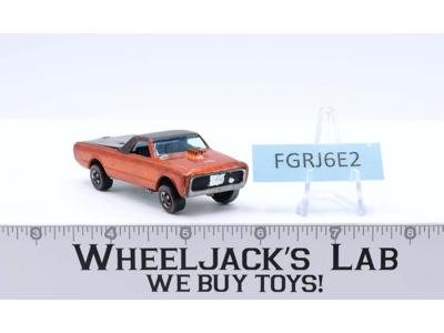 Custom Fleetside Orange Hot Wheels Mattel 1968 Redline Vintage RL