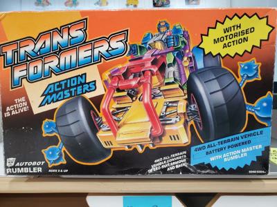Rumbler Action Masters European w/ Box 1990 G1 Vintage Hasbro Action Figure