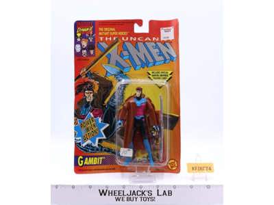 Gambit W/Power Kick Action The Uncanny X-Men 1992 Toy Biz NEW MOSC