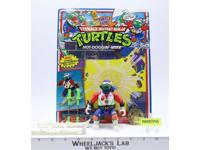 Hot Doggin' Mike 100% Complete W/Card TMNT 1992 Playmates Action Figure