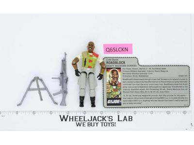 Roadblock V2 100% Complete G.I. Joe 1986 Hasbro Vintage Action Figure