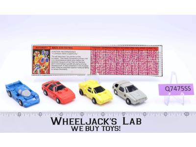 Race Car Patrol Micromaster 100% Complete Vintage 1989 G1 Transformers