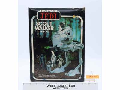 Scout Walker AT-ST NICE COLOR 100% Complete W/Box Star Wars ROTJ 1980 Kenner