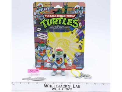 Raph The Space Cadet W/Cardback 100% Complete TMNT 1990 Playmates Action Figure