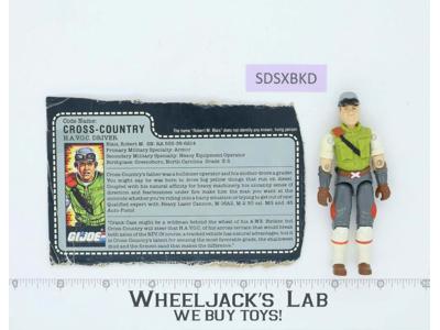 Cross Country V1 100% Complete G.I. Joe 1986 Hasbro Vintage Action Figure