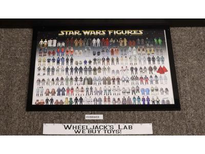 Star Wars Action Figures Posters 2012 17x11 Includes Frame