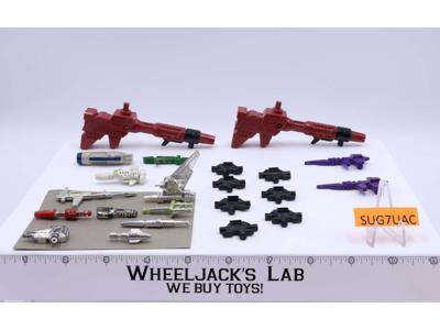 Lot #2 of Accessories Parts Weapons Guns Missiles Vintage G1 Transformers 1984