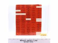 Red Labels Sticker Sheet for Vinyl Collector Case ORIGINAL Star Wars Kenner