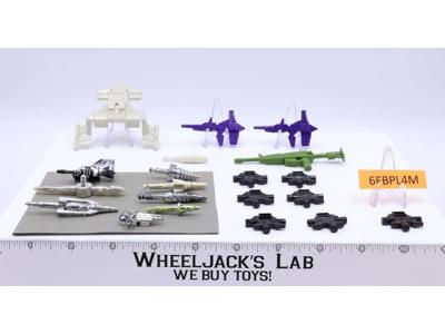 Lot #6 of Accessories Parts Weapons Guns Missiles Vintage G1 Transformers 1984