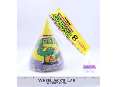 Party Hats Party Favors Teenage Mutant Ninja Turtles TMNT 1989 Unique NEW