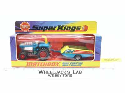 Super Kings K-3 Mod Tractor and Trailer NEW Matchbox 1973 W/Box England Vintage
