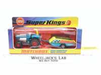 Super Kings K-3 Mod Tractor and Trailer NEW Matchbox 1973 W/Box England Vintage