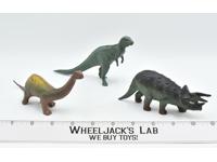 Lot of 3 Dinosaurs Larami Toy Action Figure