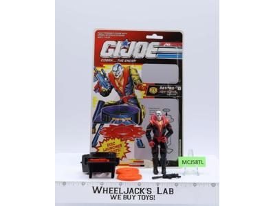 Destro V3 100% Complete W/ Cardback G.I. Joe Hasbro Vintage Action Figure