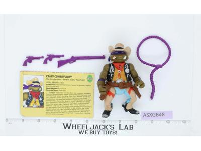Crazy Cowboy Don 100% Complete Teenage Mutant Ninja Turtle TMNT 1992 Playmates
