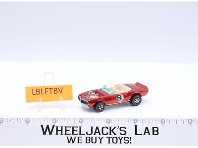 Light My Firebird Spectraflame Red 1969 Redline Hot Wheels Mattel Redline RL