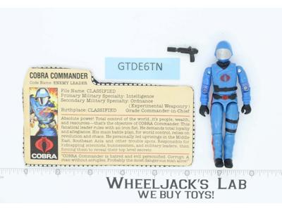 Cobra Commander V1.5 100% Complete G.I. Joe 1983 Hasbro Vintage Action Figure
