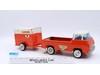 Orange U-Haul Ford Pickup Truck W/ Trailer Pressed Steel 1960s Nylint Vintage