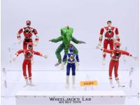 Lot of 6 Power Rangers 1990's 4-6" Bandai Action Figures