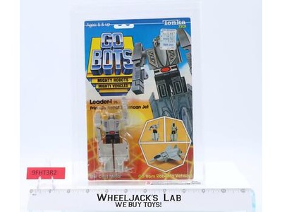 Leader-1 25 CAS GRADED 85 85/85/90 Go Bots 1984 Tonka Figure NEW SEALED