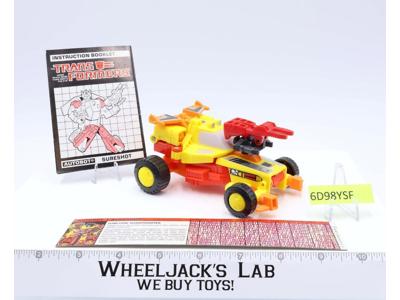 Sureshot Targetmaster 100% Complete NEAR MINT 1987 Vintage G1 Transformers