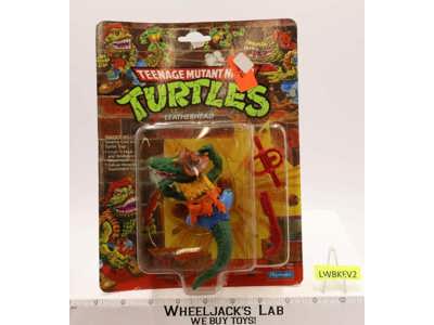 Leatherhead Teenage Mutant Ninja Turtles TMNT 1989 Playmates NEW MOSC SEALED