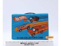 12 Car Collector's Case W/Tray Hot Wheels 1980 Mattel Vintage Storage Case